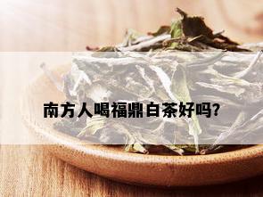 南方人喝福鼎白茶好吗？