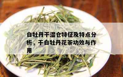 白牡丹干湿仓特征及特点分析，干白牡丹花茶功效与作用