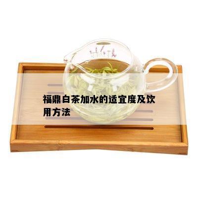 福鼎白茶加水的适宜度及饮用方法