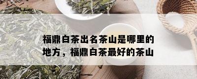 福鼎白茶出名茶山是哪里的地方，福鼎白茶更好的茶山