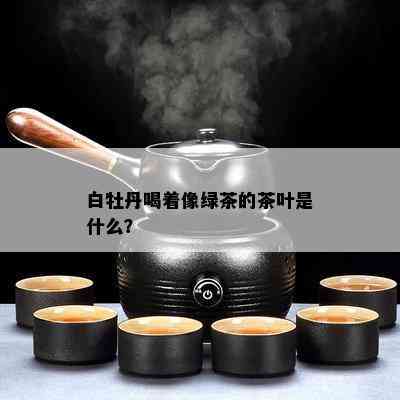 白牡丹喝着像绿茶的茶叶是什么？