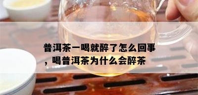 普洱茶一喝就醉了怎么回事，喝普洱茶为什么会醉茶