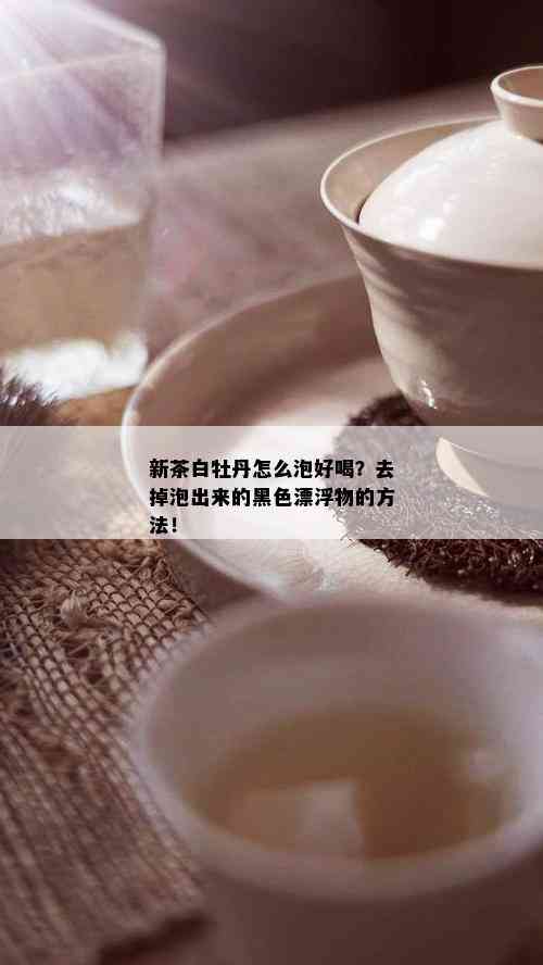 新茶白牡丹怎么泡好喝？去掉泡出来的黑色漂浮物的方法！