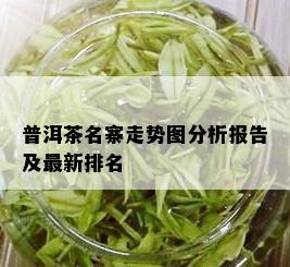 普洱茶名寨走势图分析报告及最新排名