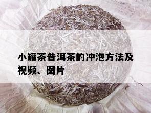 小罐茶普洱茶的冲泡方法及视频、图片