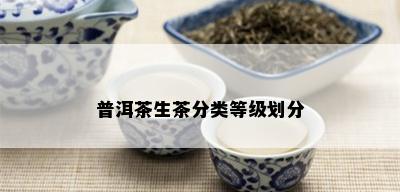 普洱茶生茶分类等级划分