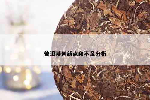 普洱茶创新点和不足分析