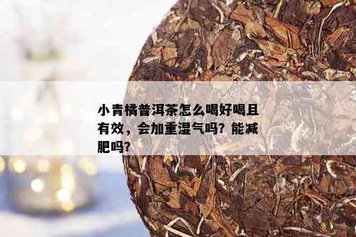 小青橘普洱茶怎么喝好喝且有效，会加重湿气吗？能减肥吗？