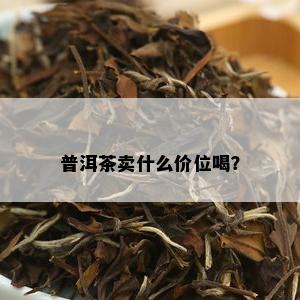 普洱茶卖什么价位喝？