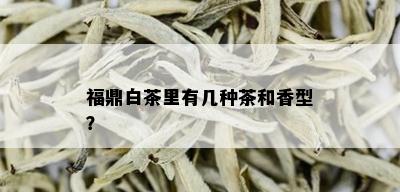 福鼎白茶里有几种茶和香型？