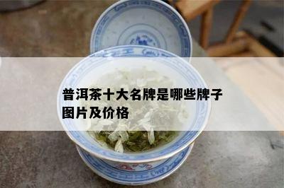 普洱茶十大名牌是哪些牌子图片及价格