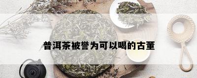 普洱茶被誉为可以喝的古董