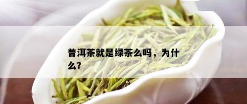 普洱茶就是绿茶么吗，为什么？