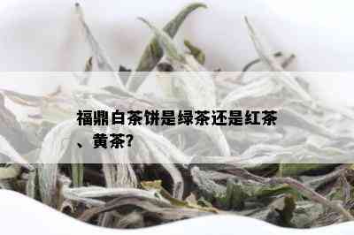 福鼎白茶饼是绿茶还是红茶、黄茶？