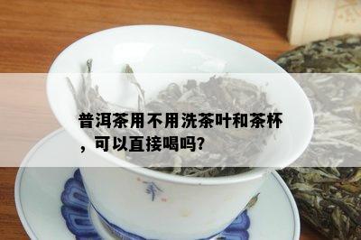 普洱茶用不用洗茶叶和茶杯，可以直接喝吗？