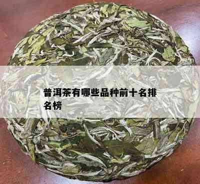 普洱茶有哪些品种前十名排名榜