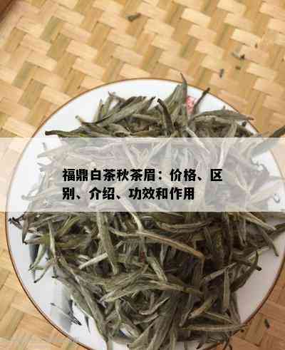 福鼎白茶秋茶眉：价格、区别、介绍、功效和作用