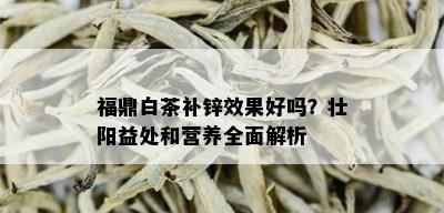 福鼎白茶补锌效果好吗？壮阳益处和营养全面解析