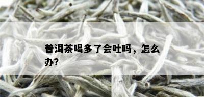 普洱茶喝多了会吐吗，怎么办？