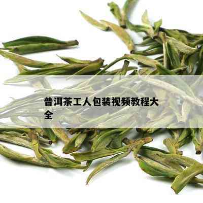 普洱茶工人包装视频教程大全