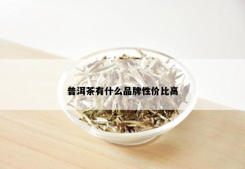 普洱茶有什么品牌性价比高