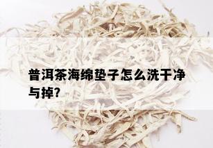 普洱茶海绵垫子怎么洗干净与掉？