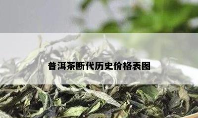 普洱茶断代历史价格表图