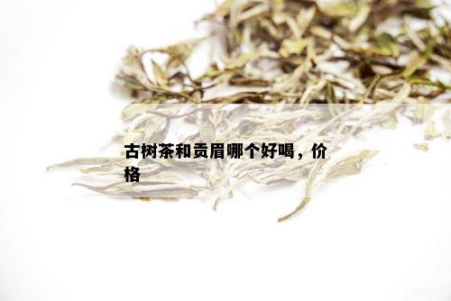 古树茶和贡眉哪个好喝，价格