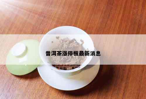 普洱茶涨停板最新消息