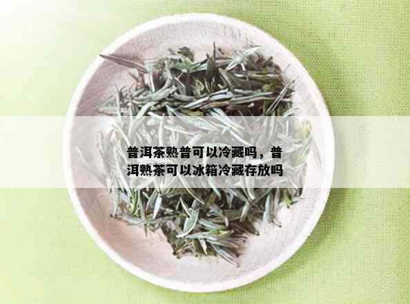 普洱茶熟普可以冷藏吗，普洱熟茶可以冰箱冷藏存放吗