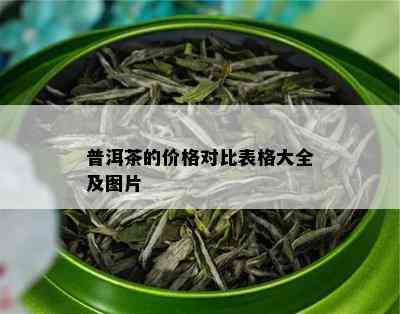 普洱茶的价格对比表格大全及图片