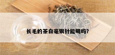 长毛的茶白毫银针能喝吗？