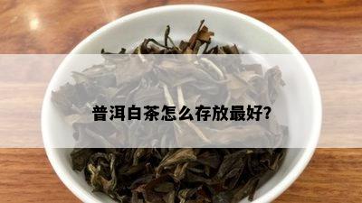 普洱白茶怎么存放更好？