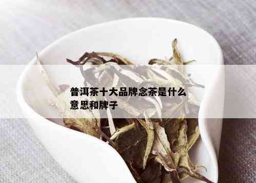 普洱茶十大品牌念茶是什么意思和牌子