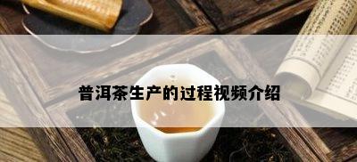 普洱茶生产的过程视频介绍