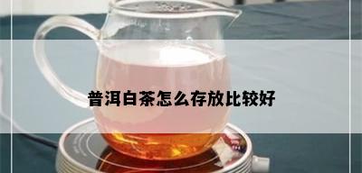 普洱白茶怎么存放比较好