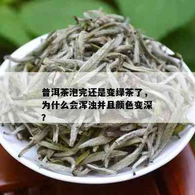 普洱茶泡完还是变绿茶了，为什么会浑浊并且颜色变深？