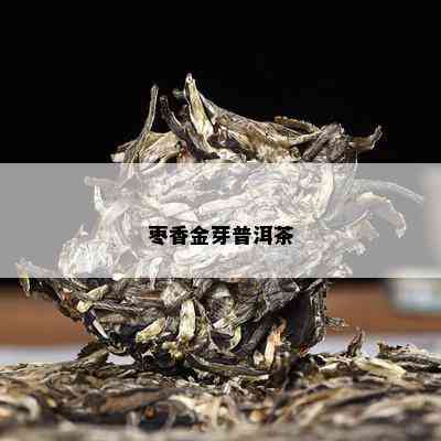 枣香金芽普洱茶