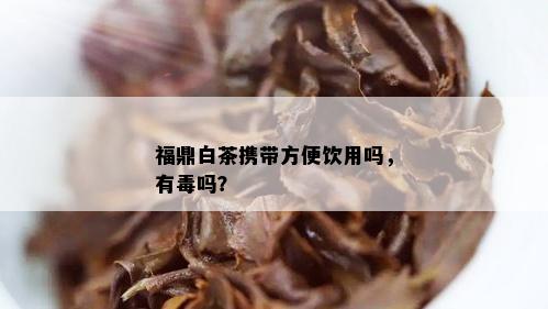 福鼎白茶携带方便饮用吗，有吗？