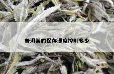 普洱茶的保存湿度控制多少