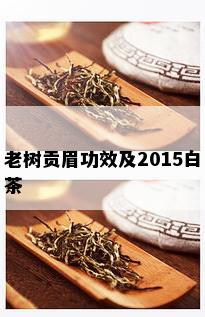 老树贡眉功效及2015白茶