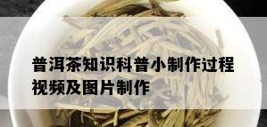 普洱茶知识科普小制作过程视频及图片制作