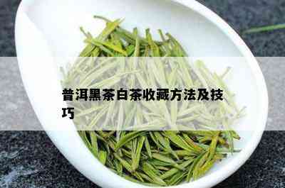 普洱黑茶白茶收藏方法及技巧