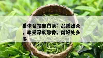 番依茗福鼎白茶：品质出众，享受深度醇香，健好处多多