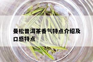 曼松普洱茶香气特点介绍及口感特点