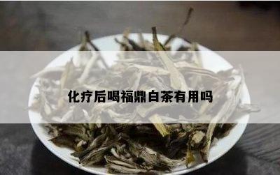 化疗后喝福鼎白茶有用吗