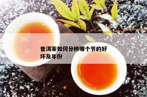 普洱茶如何分辨哪个节的好坏及年份