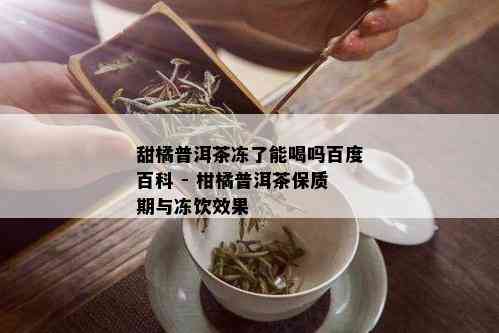 甜橘普洱茶冻了能喝吗百度百科 - 柑橘普洱茶保质期与冻饮效果