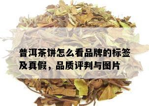 普洱茶饼怎么看品牌的标签及真假，品质评判与图片