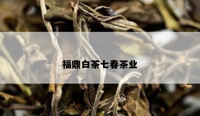 福鼎白茶七春茶业